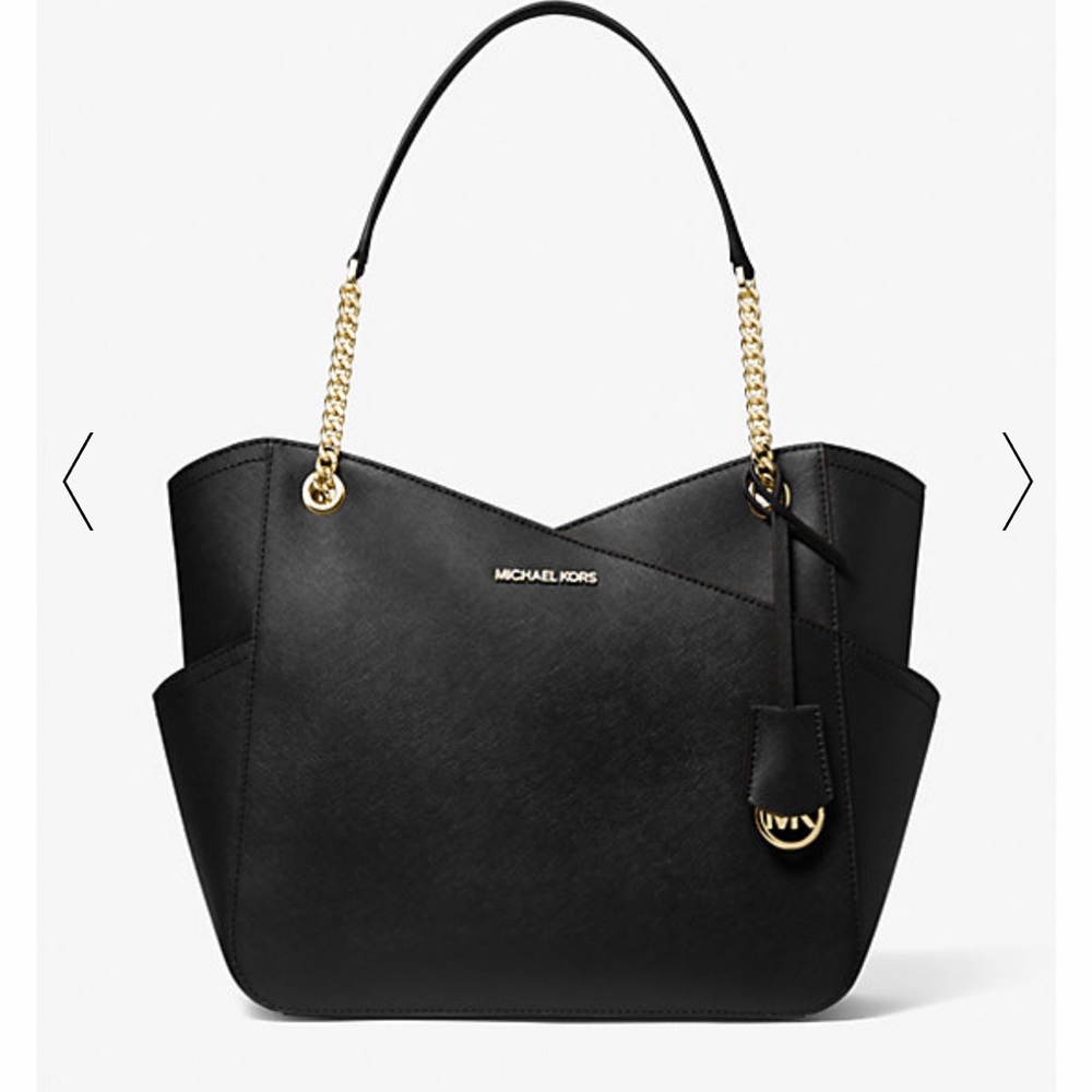 Jet Set Large Saffiano Leather Shoulder Bag